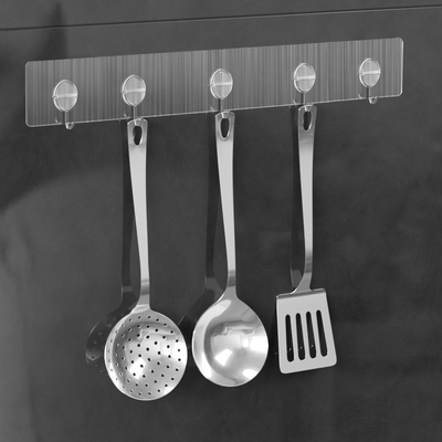 380mm Gantungan Kait Handuk 8kg Rak Kait Dinding Kamar Mandi yang Dapat Dimuat