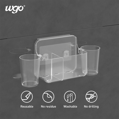 32 cm Lebar Self Adhesive Sikat Gigi Cangkir Pemegang WGO Sikat Gigi Pemegang Dinding Hisap